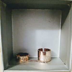 Dior Silver-Tone Ring Set